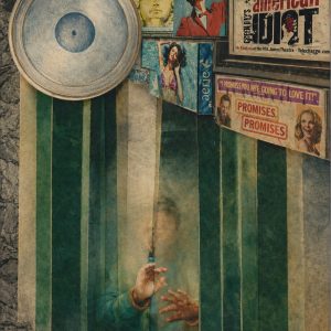 Surrealistisch- achter de gordijnen