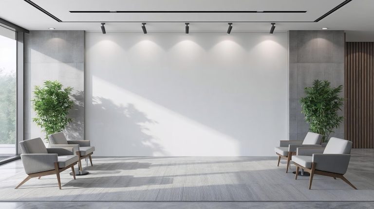 lege wachtkamer bedrijf